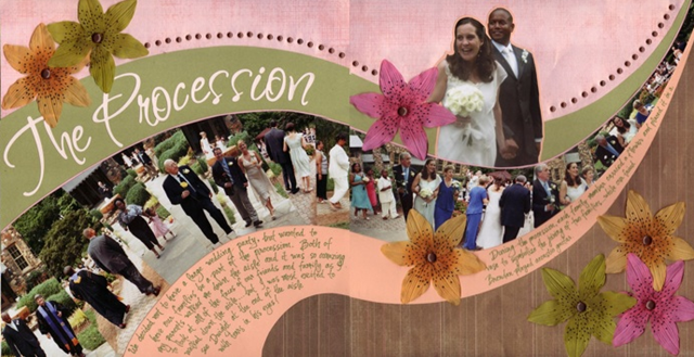 Dusty Rose Wedding Scrapbook Pages Blush Wedding Scrapbook Layouts Wedding  Scrapbook Pages 