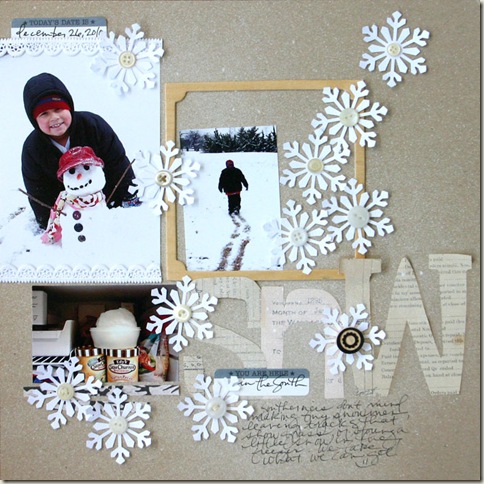 What’s Your Motif? 10 Ideas for Using Snowflakes on Your Scrapbook Pages