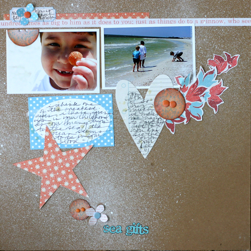 4 ways to make visual triangles on your scrapbook pages