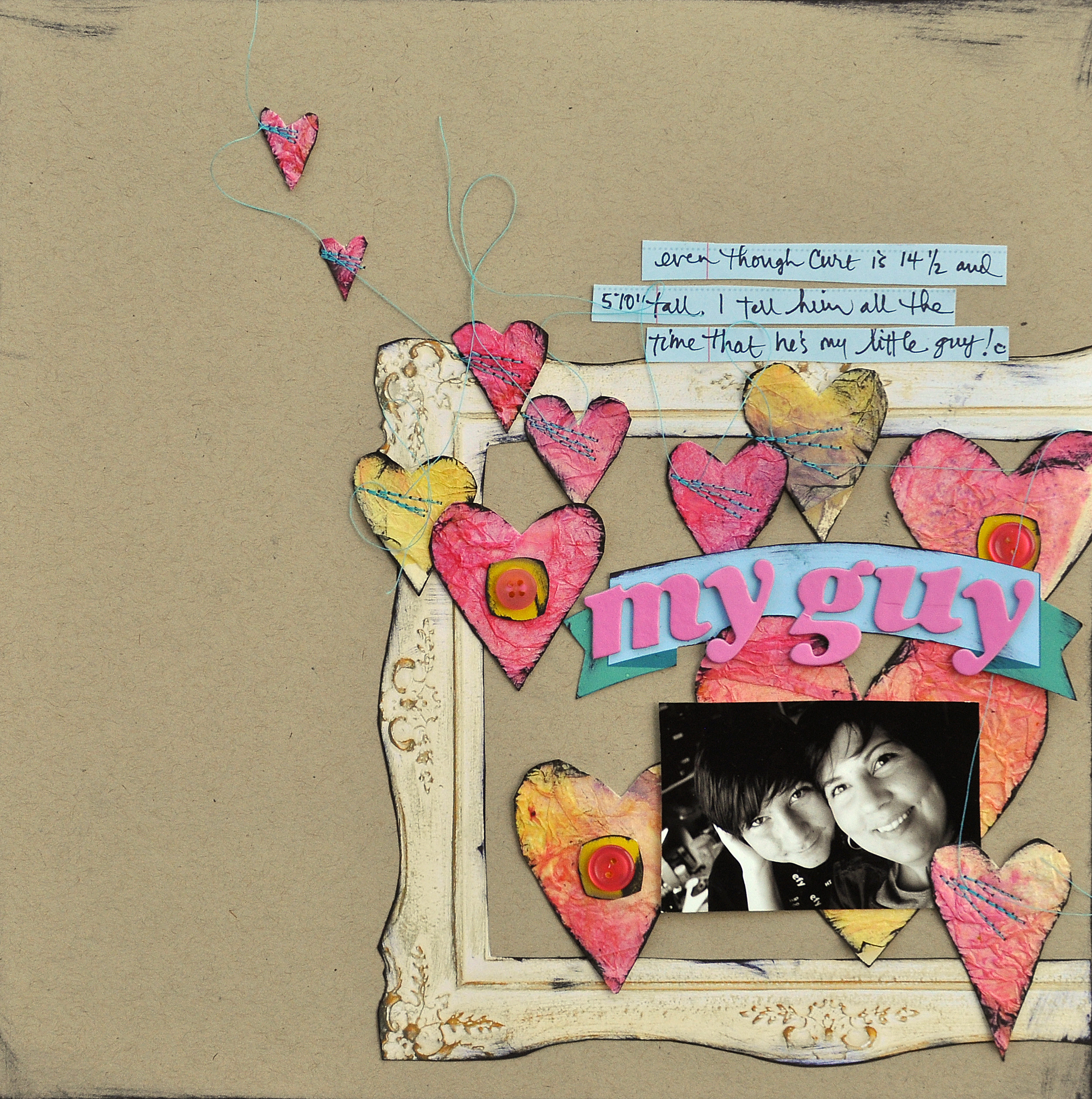 cute love designs for scrapbook