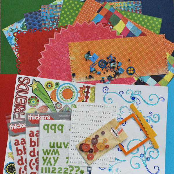 Make your own scrapbook page kits and speed up your scrapbooking