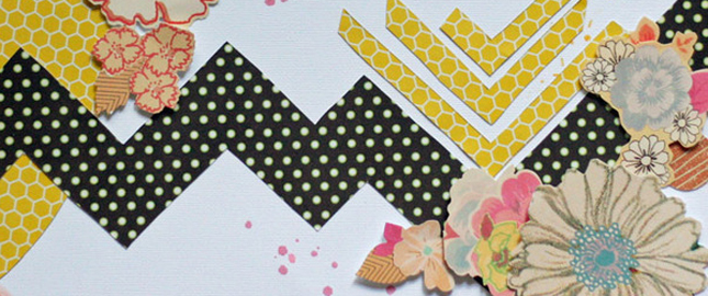 What’s Your Motif? Ideas for Using Chevron Prints on Your Scrapbook Pages