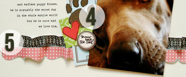 5 Liftable Ideas from 1 Scrapbook Page by Lisa Dickinson