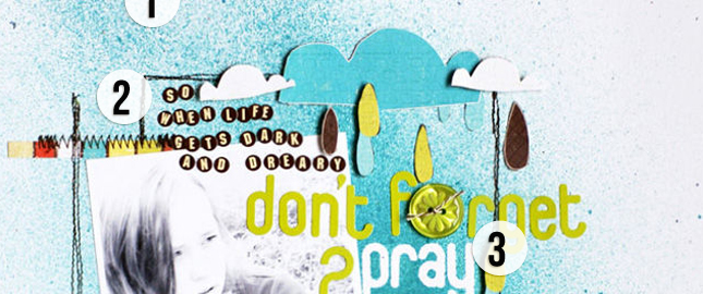 5 Liftable Ideas from 1 Scrapbook Page by Emily Pitts