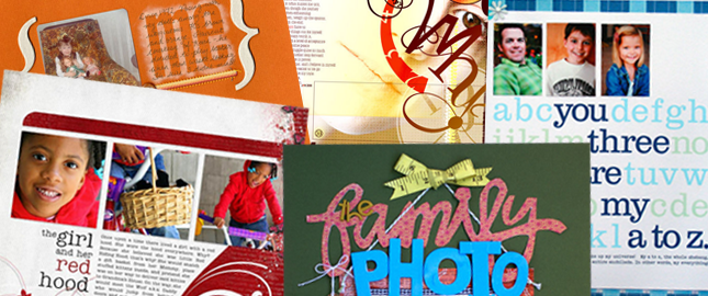 “Setting type” on scrapbook pages is about more than leadings, alignments, and classic typefaces