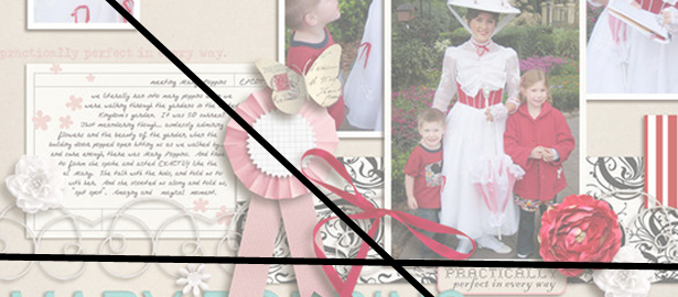 How to make a scrapbook page focal point using structure