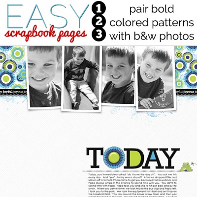How to Make Easy Scrapbook Pages | Get It Scrapped