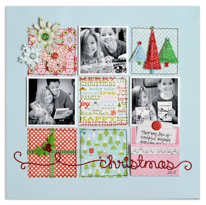 Scrapbook Page Composition: Ideas for Arranging Your Elements in a Grid ...