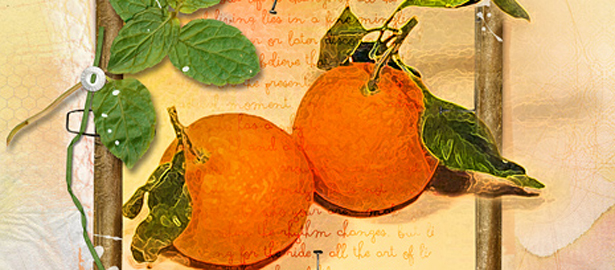 Scrapbooking with the Color Orange