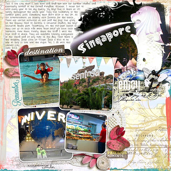 Travel Scrapbook Page, Projects