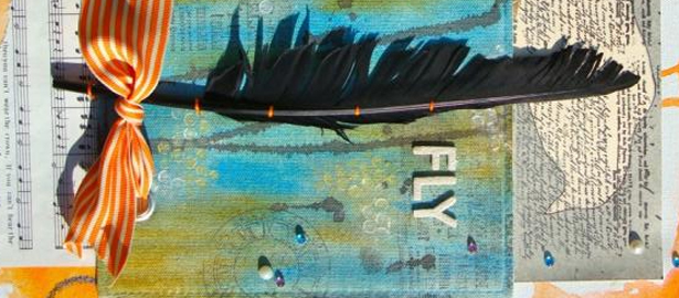 On Trend: Ideas for Using Feathers on Scrapbook Pages