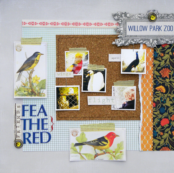 Katie's Nesting Spot: Baby Boy Scrapbook Pages: Scrapping Less that Perfect  Photos