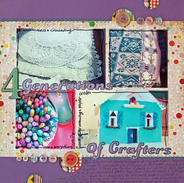 paper: Scrapbook Starting Points :: Four Small Photos