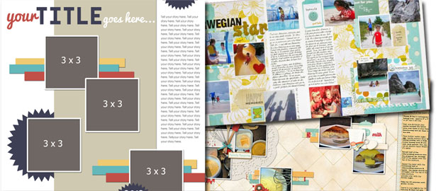 Double Up No 14 | Make a 2-Page Layout from a 1-Page Sketch or Template