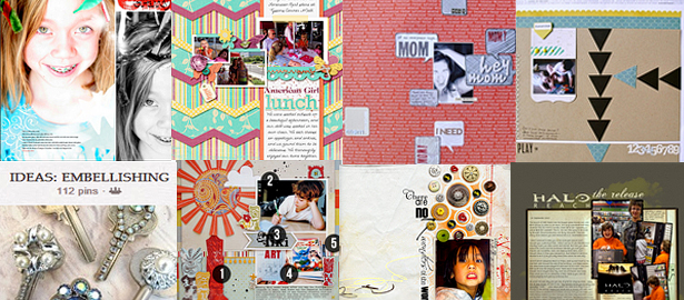 75+ Links for Finding and Using Scrapbook Page Inspiration