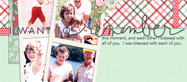 Scrapbook Page Starters: Arrange Photos and Elements in an Asymmetrical Cross