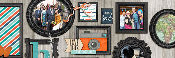 Scrapbooking Ideas Inspired by Gallery Walls