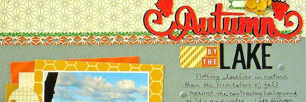 Create a Scrapbook Layout with Design Tension When You Snuggle and Separate