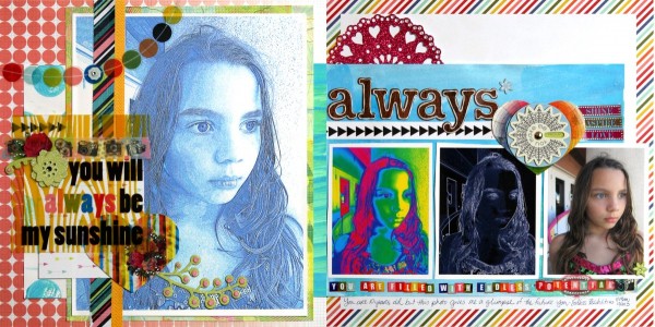 Scrapbooking Ideas Inspired by Artsy Portraits | Katie Scott | Get It Scrapped