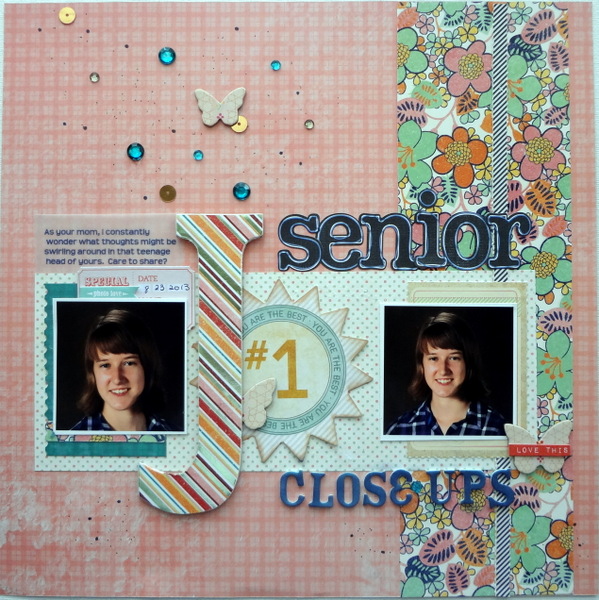 Ideas for Embellishing Scrapbook Pages with a Sprinkling or Trail | Susanne Brauer | Get It Scrapped