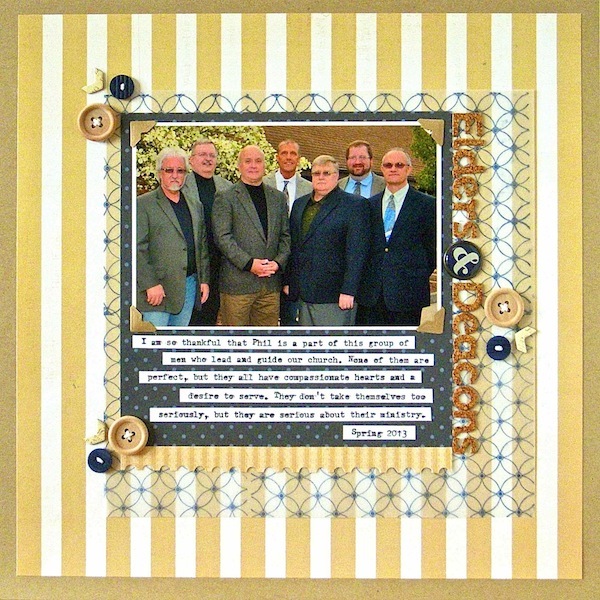 Scrapbooking Ideas for Using Striped Patterned Paper  to Evoke a Mood | Sue Althouse | Get It Scrapped