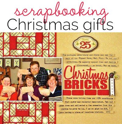 Ideas for Scrapbook Pages about Gifts Given and Received | Get It Scrapped