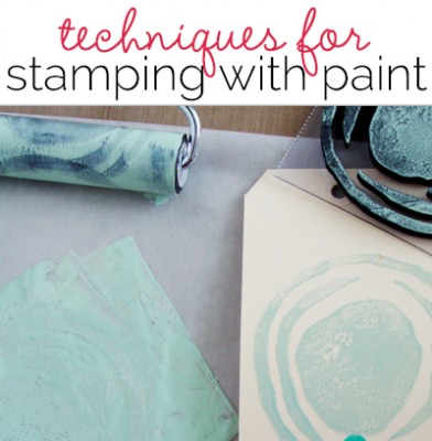 Mixed Media Techniques with Michelle Houghton | Stamping with Paint | Get It Scrapped