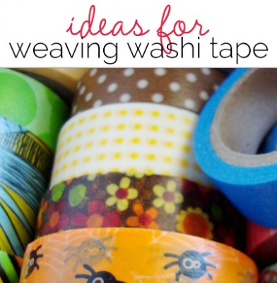 Ideas for Weaving with Washi Tape from Michelle Houghton