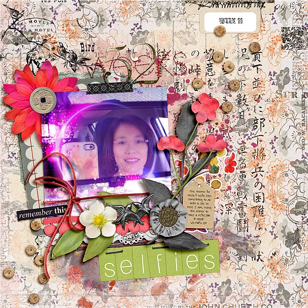 Scrapbook Page Storytelling with Retro-Filtered Photos | Audrey Tan | Get It Scrapped