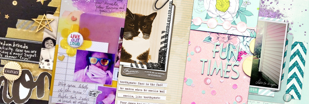 5 Color Combos for Your Scrapbook Pages