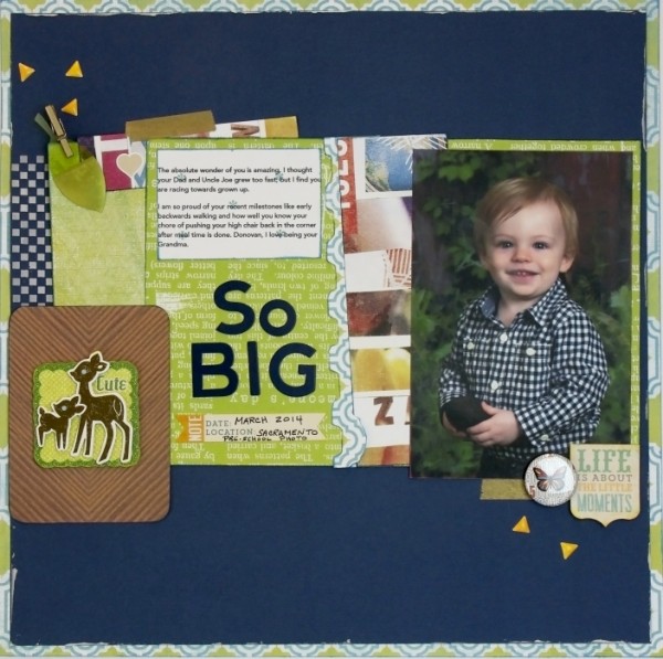 Ideas for Using Highly Saturated Scrapbook Page Color Schemes | Karen Poirier-Brode | Get It Scrapped