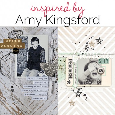 Scrapbooking Ideas Inspired by Amy Kingsford's Layouts 