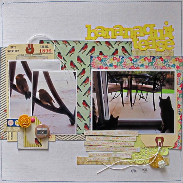 Scrapbook Page Starters: Begin a Page with a Criss-Cross Foundation | Christy Strickler | Get It Scrapped