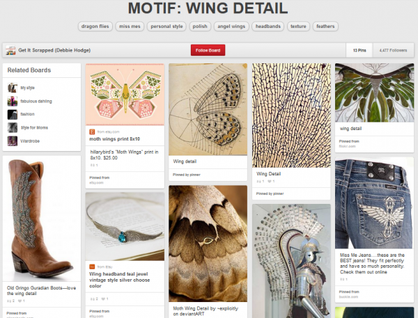 Scrapbook Page Inspiration and Storytelling Ideas from an Unexpected Motif: Wing Detail  | Get It Scrapped