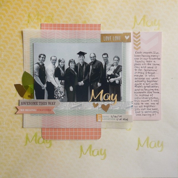  Ideas for Stencils on Scrapbook Pages | Marcia Fortunato | Get It Scrapped