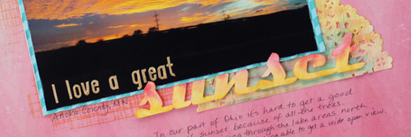 Video Blog | Let Patterned Paper and Color Decide Your Scrapbook Page Story