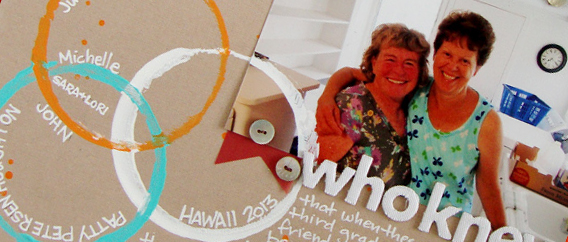 3 Scrapbook Page Stories You Can Tell with a Venn Diagram