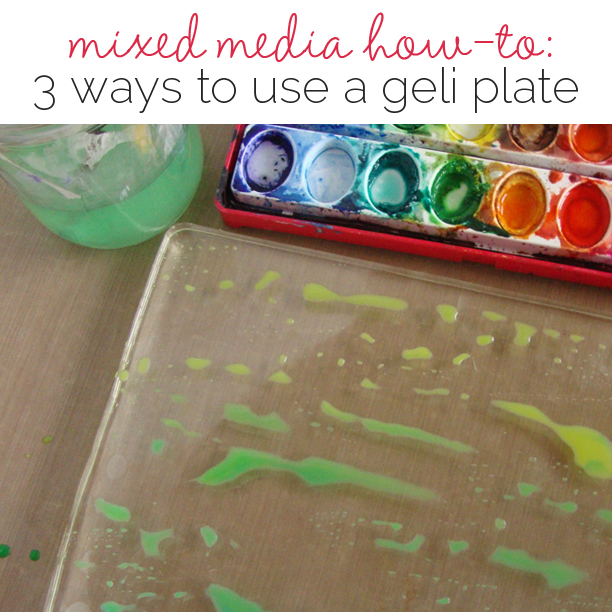 Mixed Media with Michelle Houghton | 3 Ways to Use a Geli Plate | Get It Scrapped