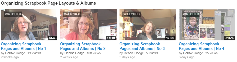 Youtube Videos Tackle Scrapbook Album Organization & Digitizing Paper Scrapbook Pages