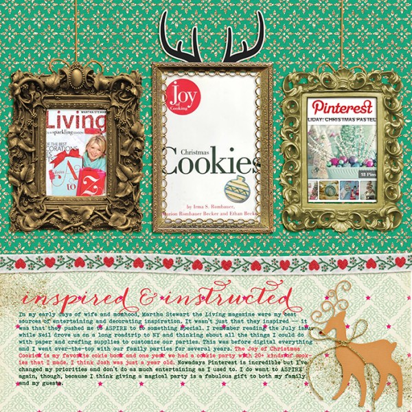 Ideas for Telling Scrapbook Page Stories about Your Holiday Mentors | Debbie Hodge | Get It Scrapped