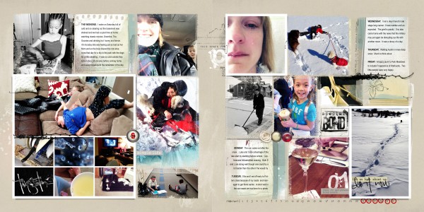 Design Principles at Work on Artsy Digital Scrapbook Pages | Anna Aspnes | Get It Scrapped