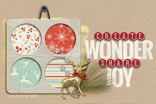 Scrapbooking Ideas for Making December Daily Album Covers | Heather Awsumb | Get It Scrapped