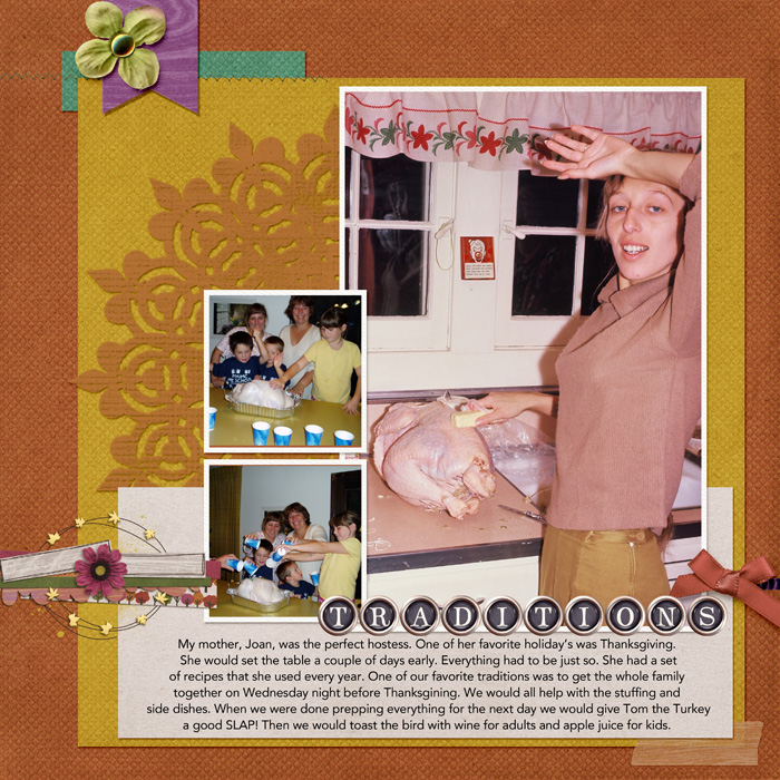 Ideas for Telling Scrapbook Page Stories about Your Holiday Mentors | Jennifer Kellogg | Get It Scrapped