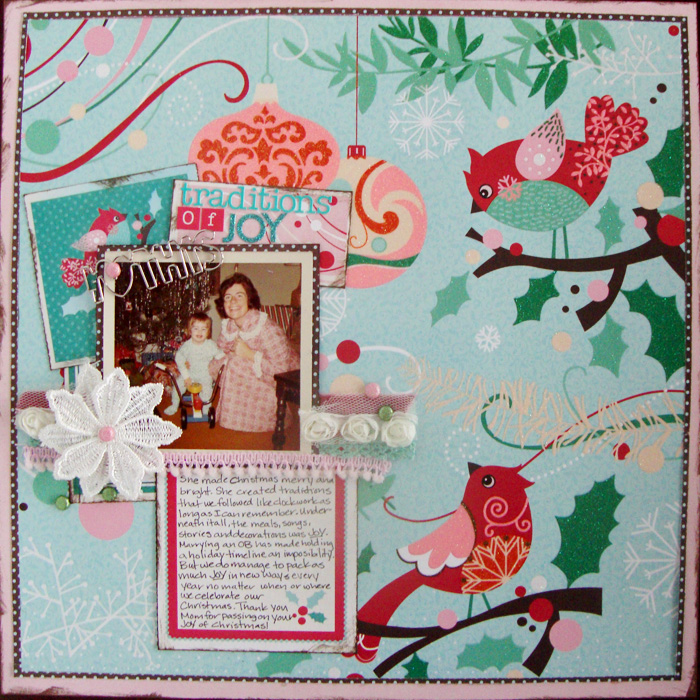 Ideas for Telling Scrapbook Page Stories about Your Holiday Mentors | Michelle Houghton | Get It Scrapped