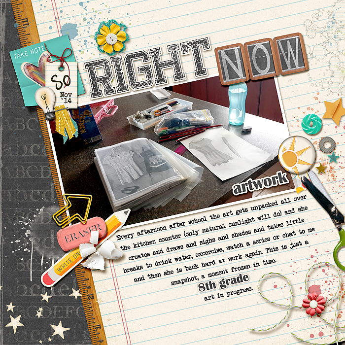 Some Scrapbook Page Stories are Best Told with a "Single and Pretty" Approach | Stefanie Semple | Get It Scrapped