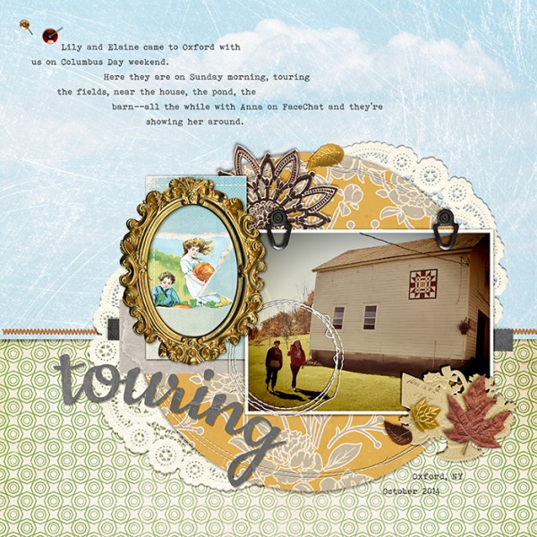 Some Scrapbook Page Stories are Best Told with a "Single and Pretty" Approach | Debbie Hodge | Get It Scrapped