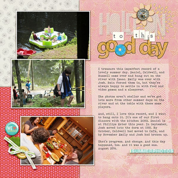 Scrapbook Page Starter: Use Page Compositions Built on Threes | Get It Scrapped |  Debbie Hodge
