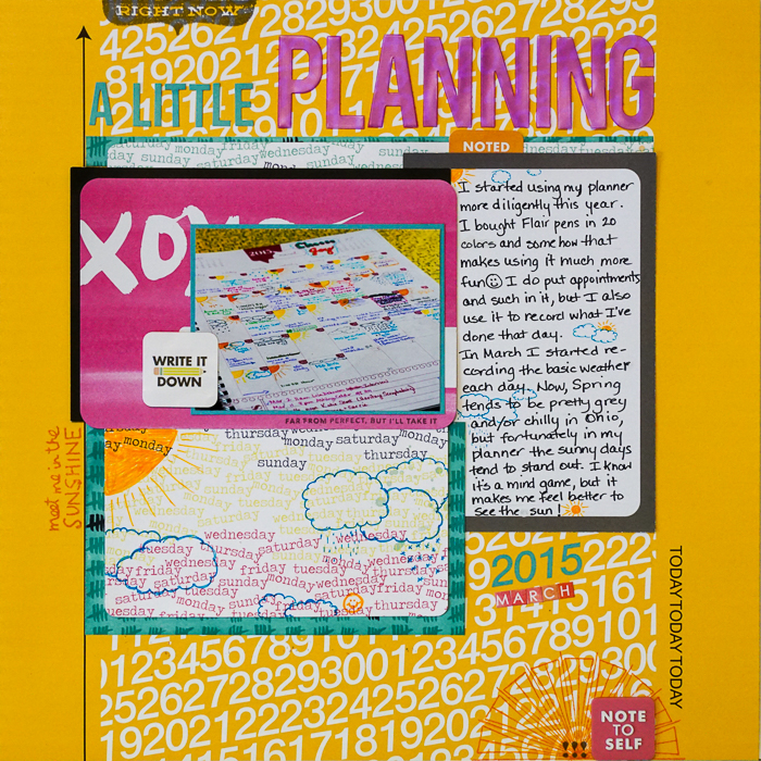 Ideas for Going from Planner to Scrapbook Page | Marcia Fortunato | Get It Scrapped