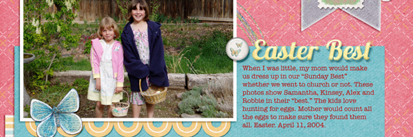 Scrapbooking Ideas for Telling Stories about Easter & Passover