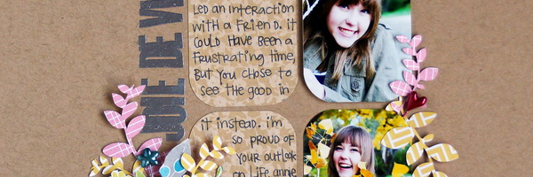 Scrapbook Page Sketch and Template #101
